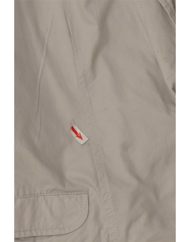 Hugo Boss Mens 2 Button Blazer Jacket UK 52 XL Grey Cotton