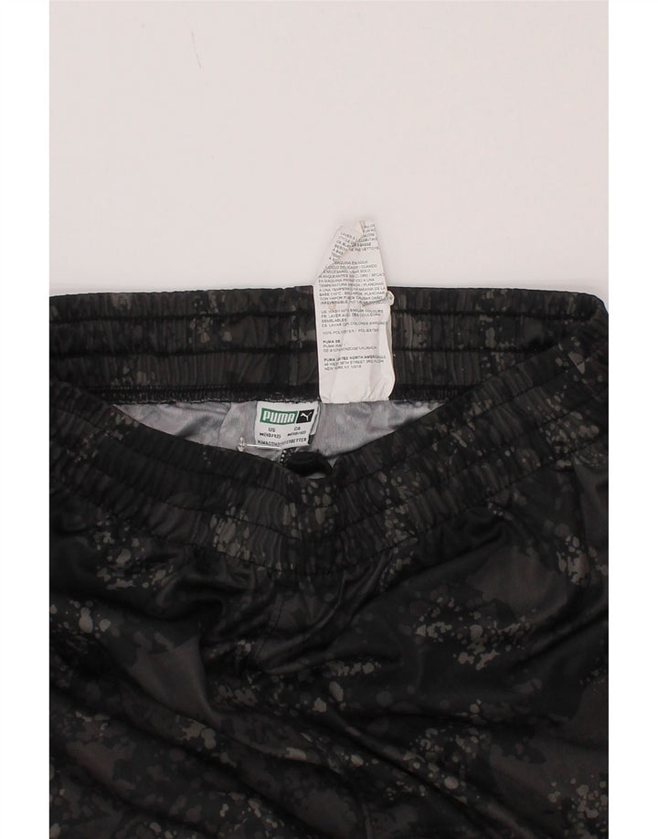 Puma Boys Sport Shorts 10-11 Years Medium Grey Camouflage Polyester