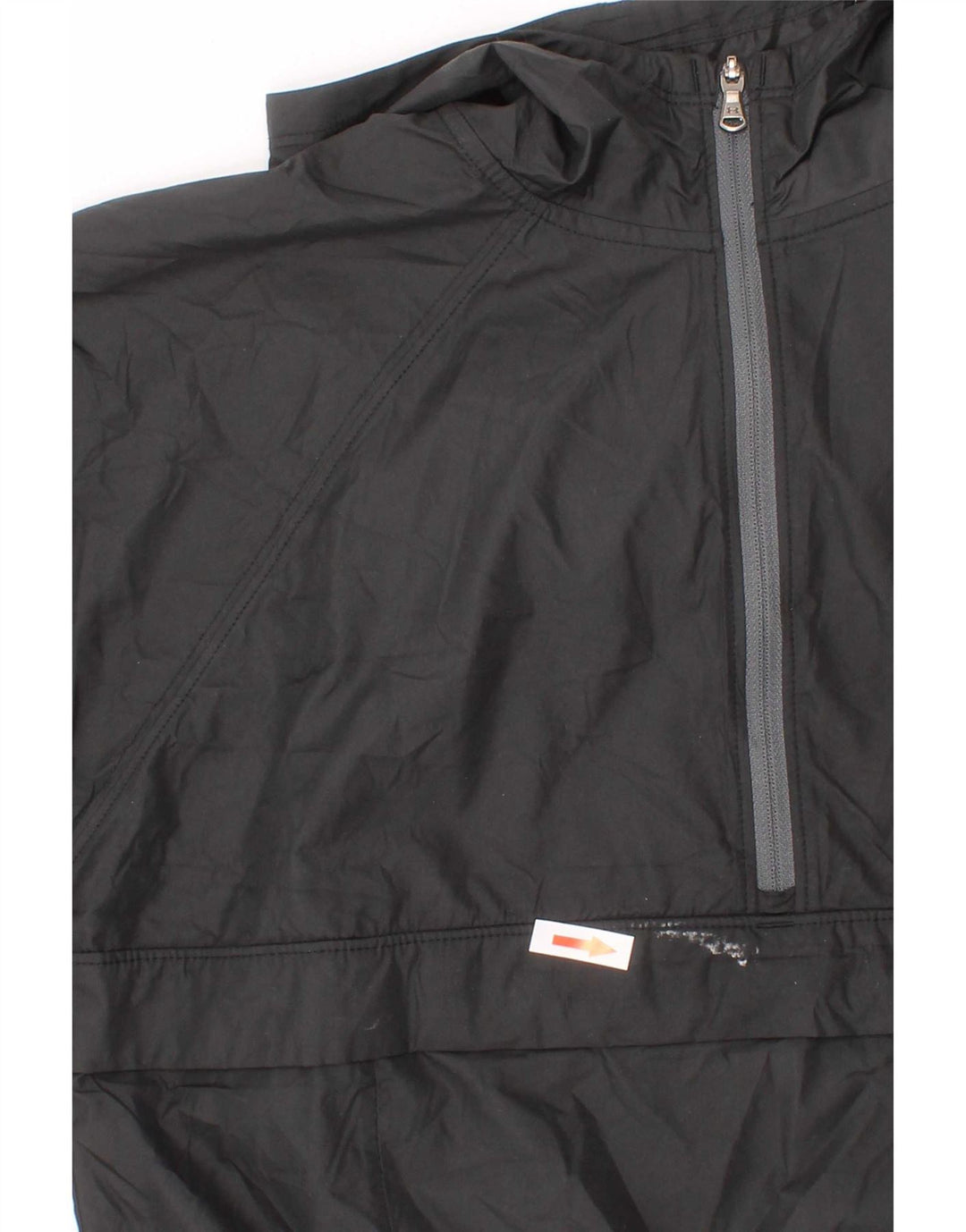 Giacca antipioggia Under Armour da bambino, anorak con cappuccio, 7-8 anni, piccola in poliestere nero
