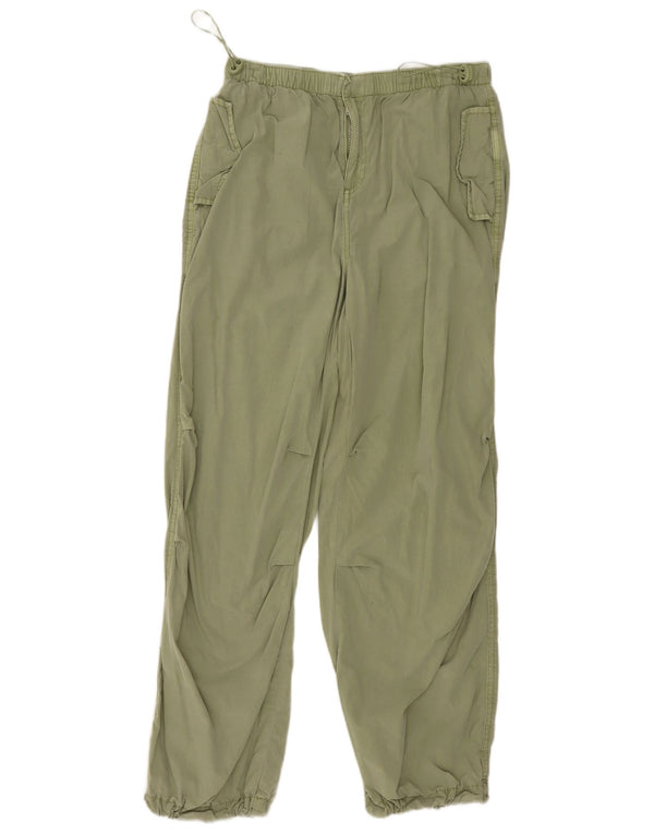 Marks & Spencer Boys Joggers Cargo Trousers 11-12 Years W24 L25 Khaki
