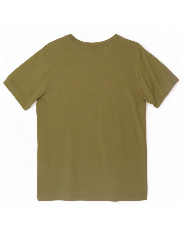 Nike Mens T-Shirt Top Medium Khaki