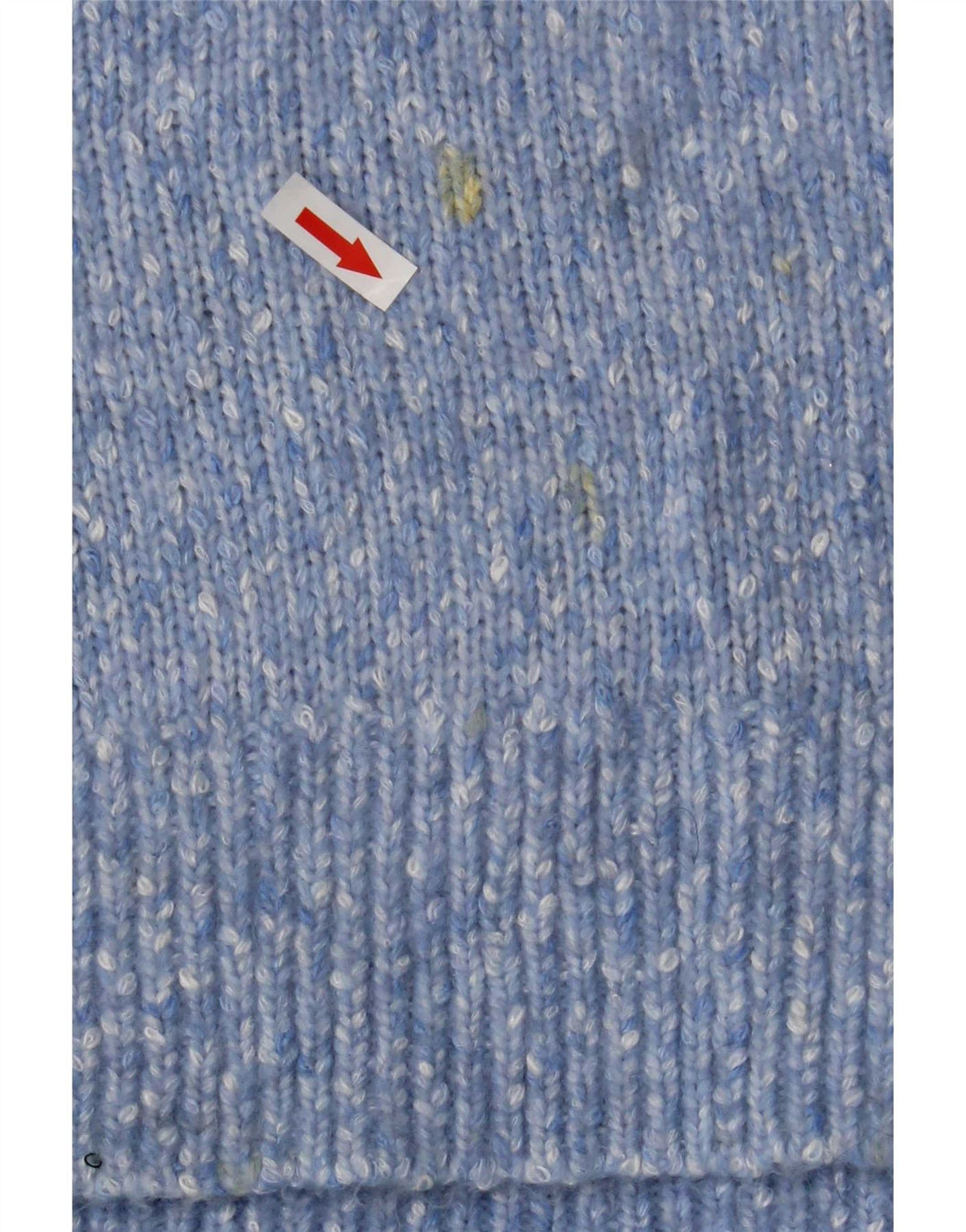 Marks & Spencer Damski sweter z golfem UK 14 Średni niebieski nakrapiany