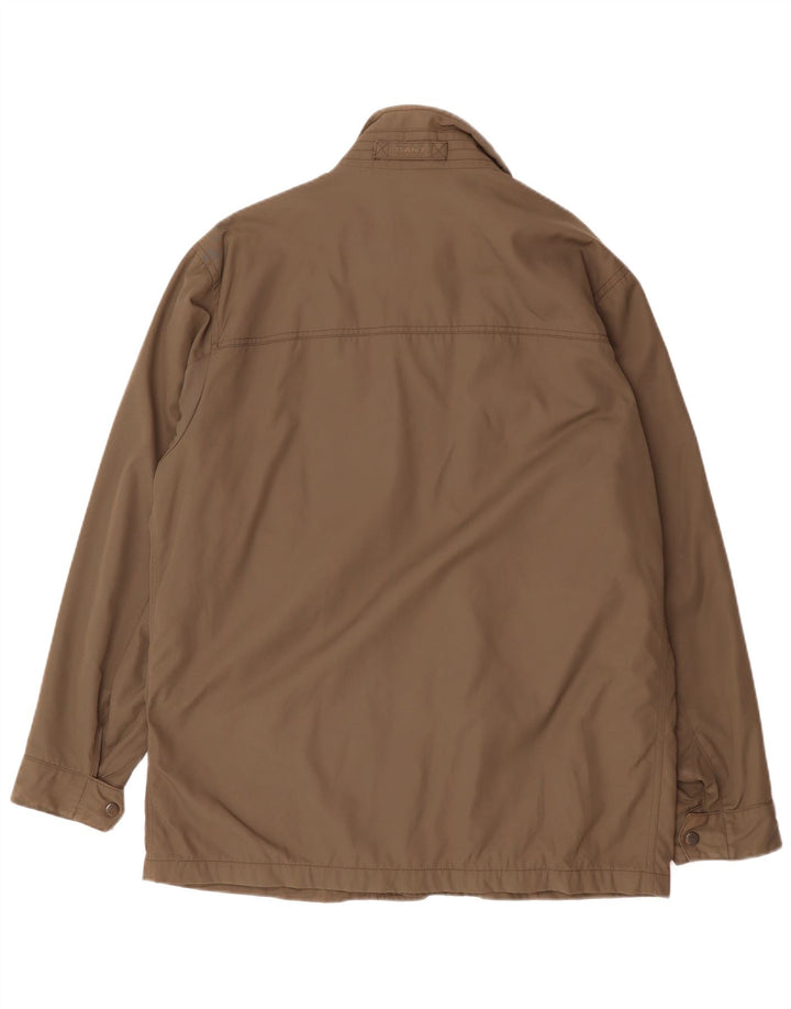 Gant Mens Utility Jacket UK 40 Large Brown Polyester