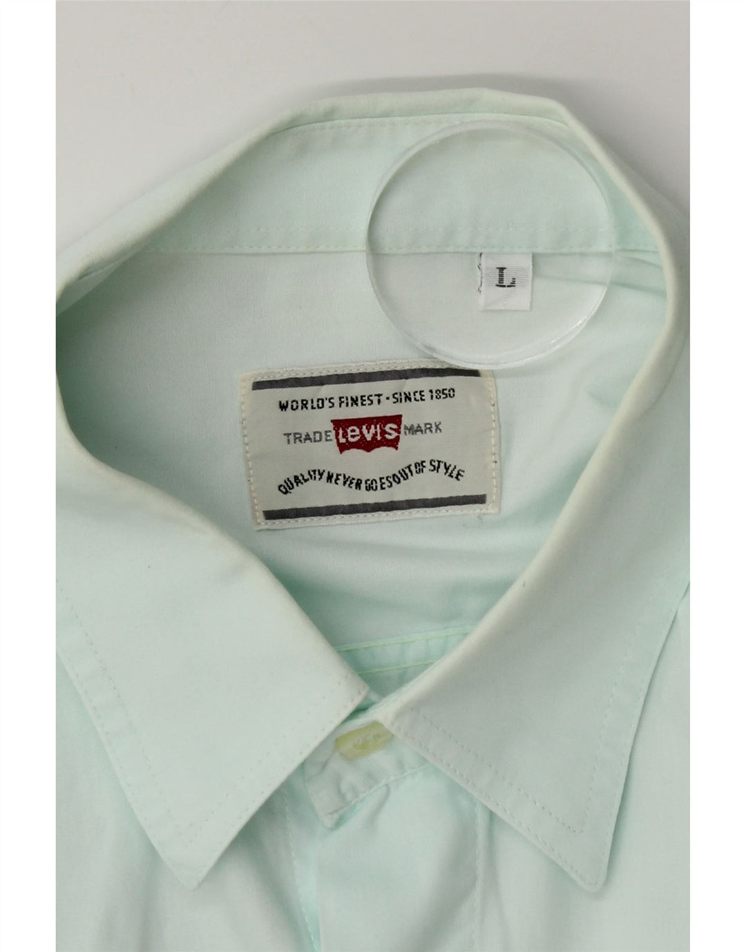 Koszula męska Levi's, duża, turkusowa, bawełniana