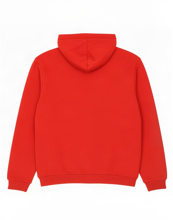 Felpa con cappuccio grafica da uomo Puma Large rossa