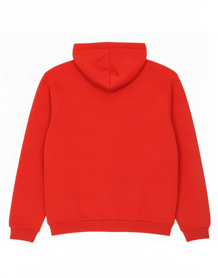 Felpa con cappuccio grafica da uomo Puma Large rossa