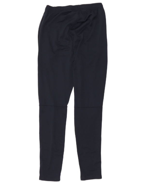 Nike Dame Dri Fit Træningsdragt Bukser UK 8 Small Navy Blue Polyester