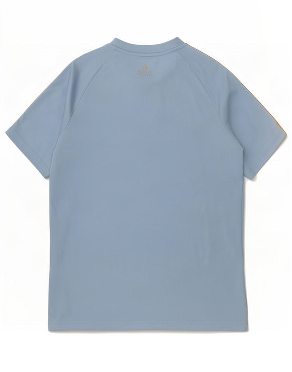 Adidas Boys Aeroready T-Shirt Top 13-14 Years Blue Polyester