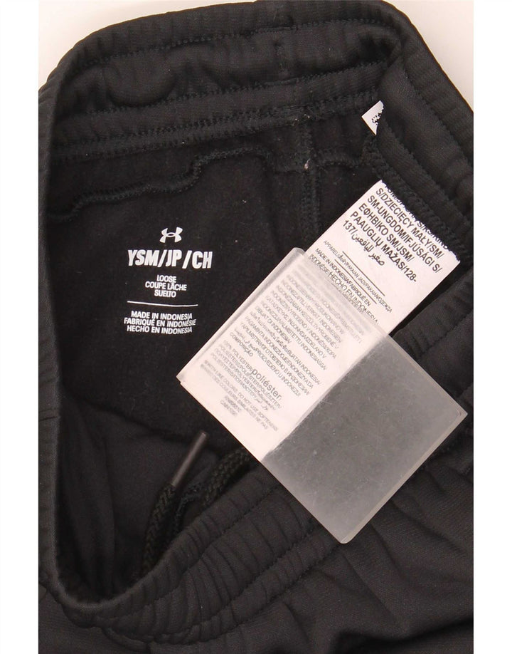 Pantaloni da tuta da ragazzo Under Armour da jogging 7-8 anni piccoli neri