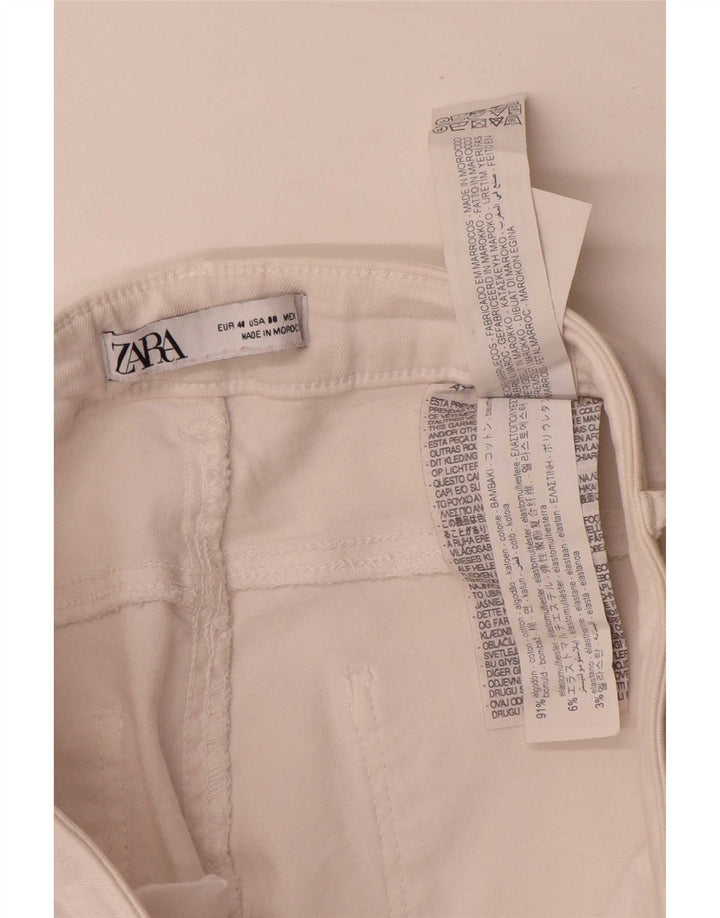 Dżinsy damskie Zara EU 40 Medium W30 L28 Biała bawełna