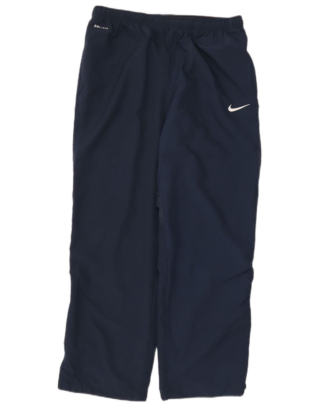 NIKE Mens Dri Fit Tracksuit Trousers XL  Navy Blue Polyester