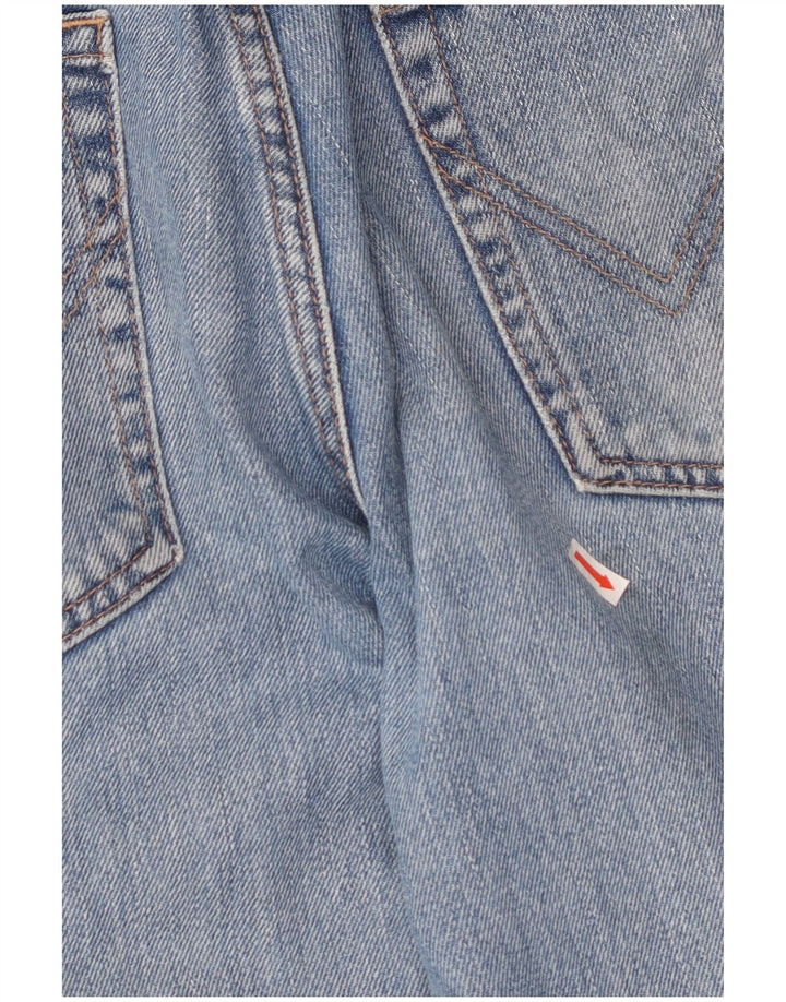 WRANGLER Mens Regular Fit Straight Jeans W32 L30 Blue Cotton