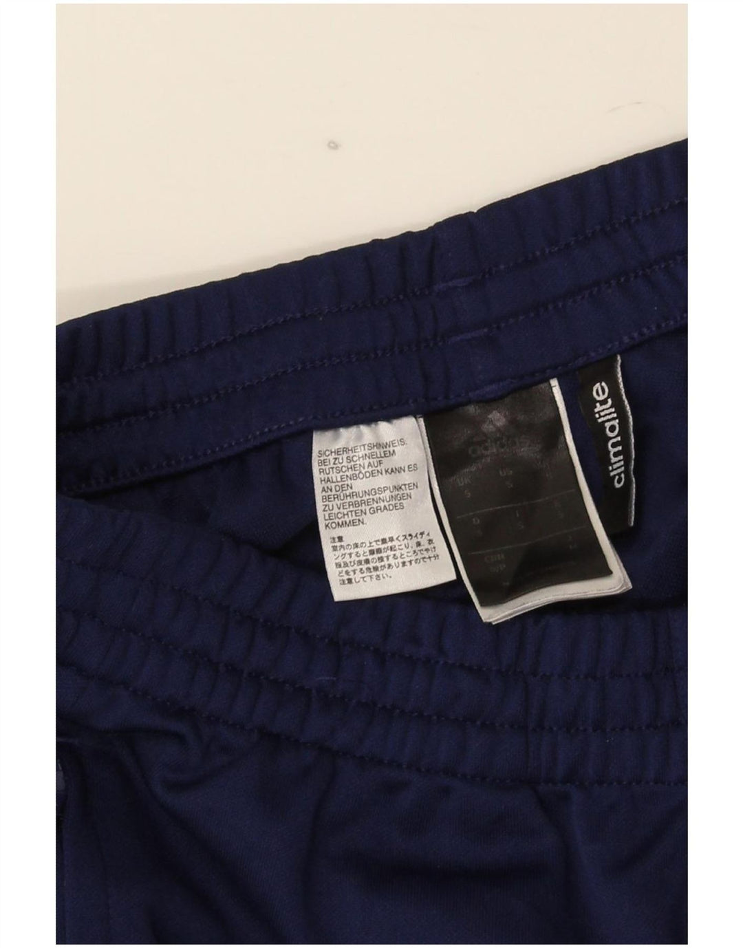 Adidas Mens Climalite Chándal Pantalones Pequeños Azul Marino Poliéster
