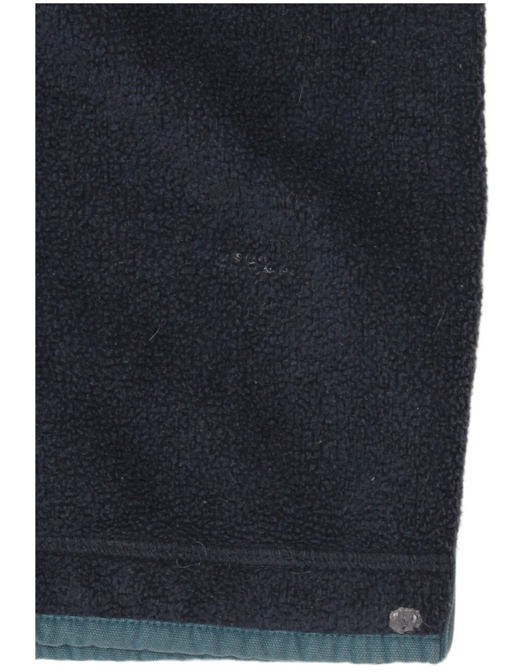 Fat Face Boys Zip Neck Fleece Jumper 10-11 Years Navy Blue Polyester