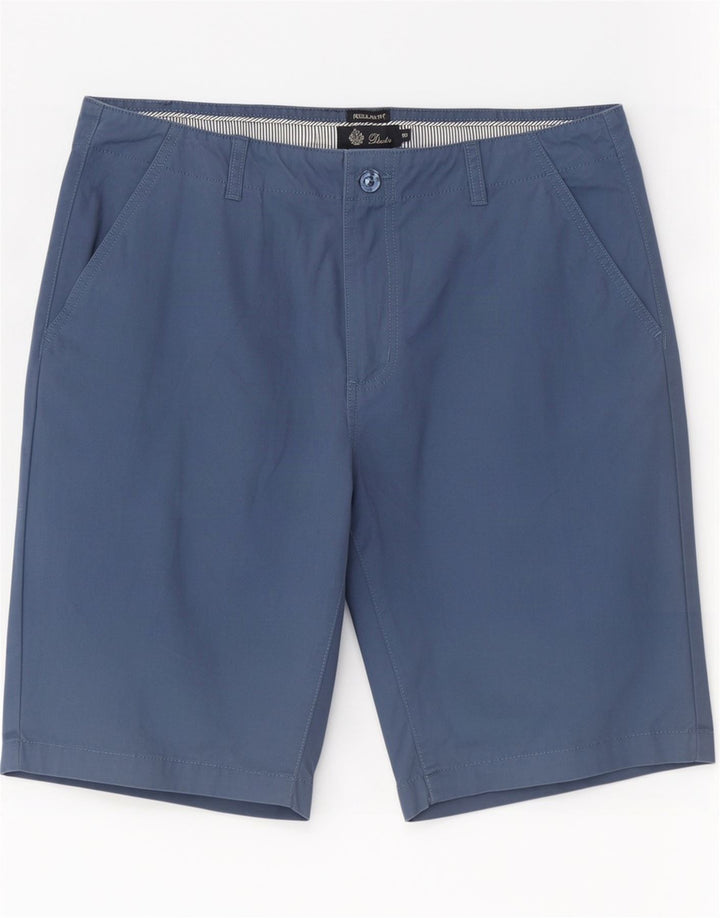 Dack's Pantalones cortos chinos de corte regular para hombre IT 50 Large W34 Algodón azul