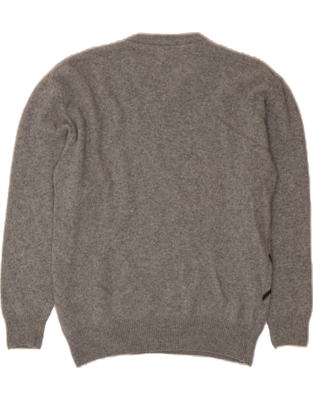 TCM Mens V-Neck Jumper Sweater Large Grey Argyle/Diamond Virgin Wool Vintage TCM and Second-Hand TCM from Messina Hembry 