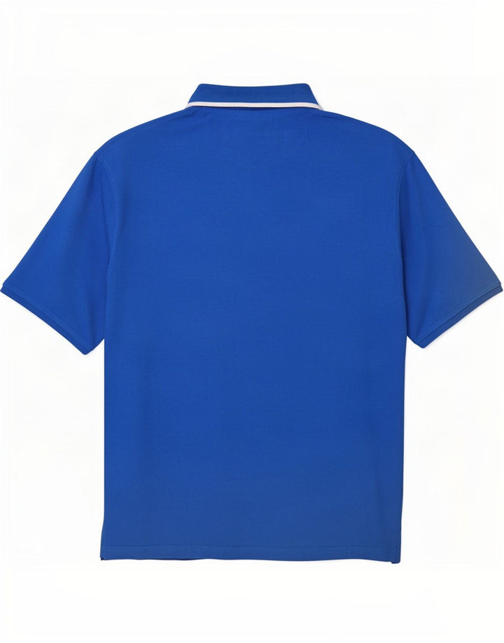 James Pringle Mens Polo Shirt XL Blue Cotton