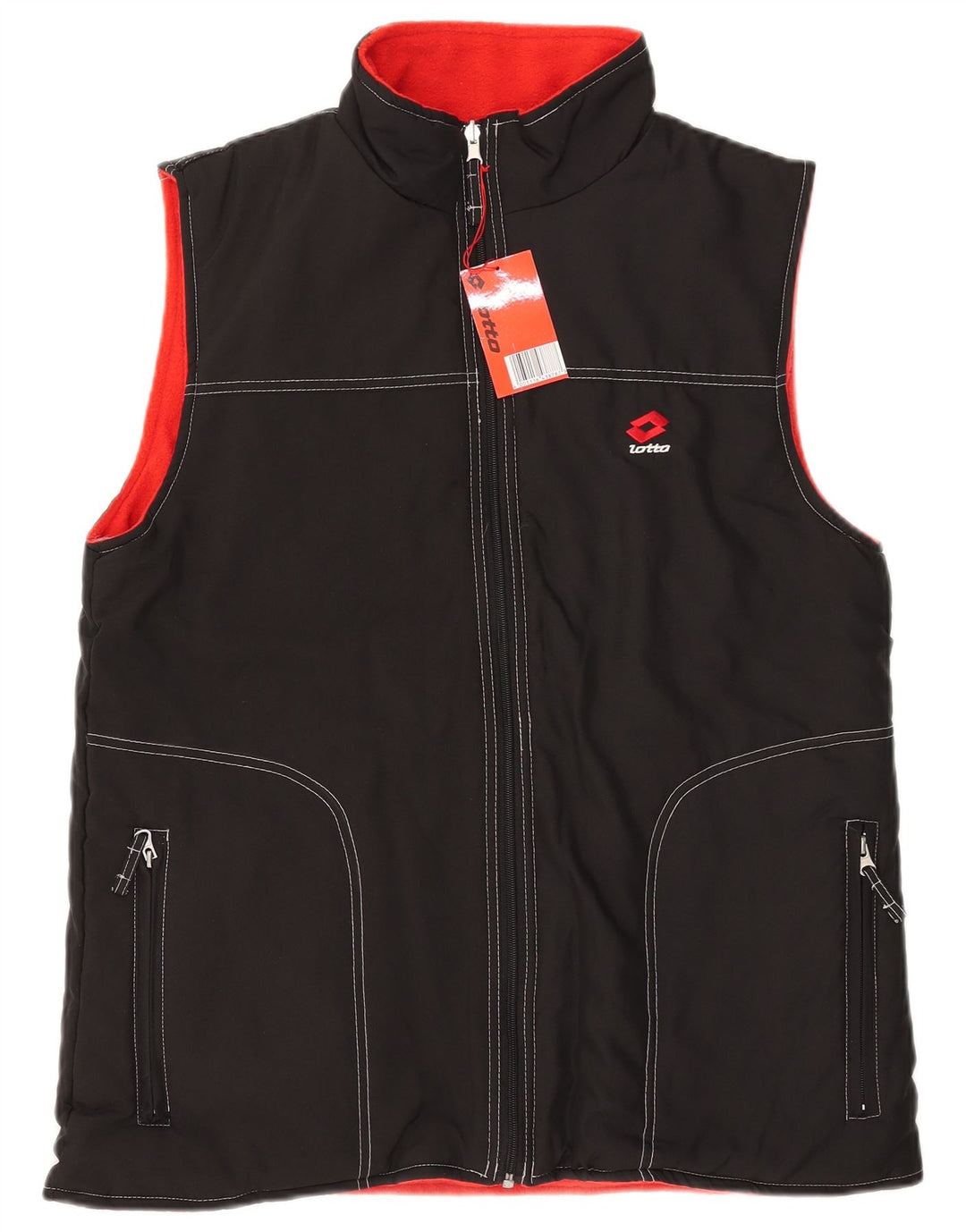 Gilet reversibile da uomo Lotto UK 40 Large Nero Poliestere
