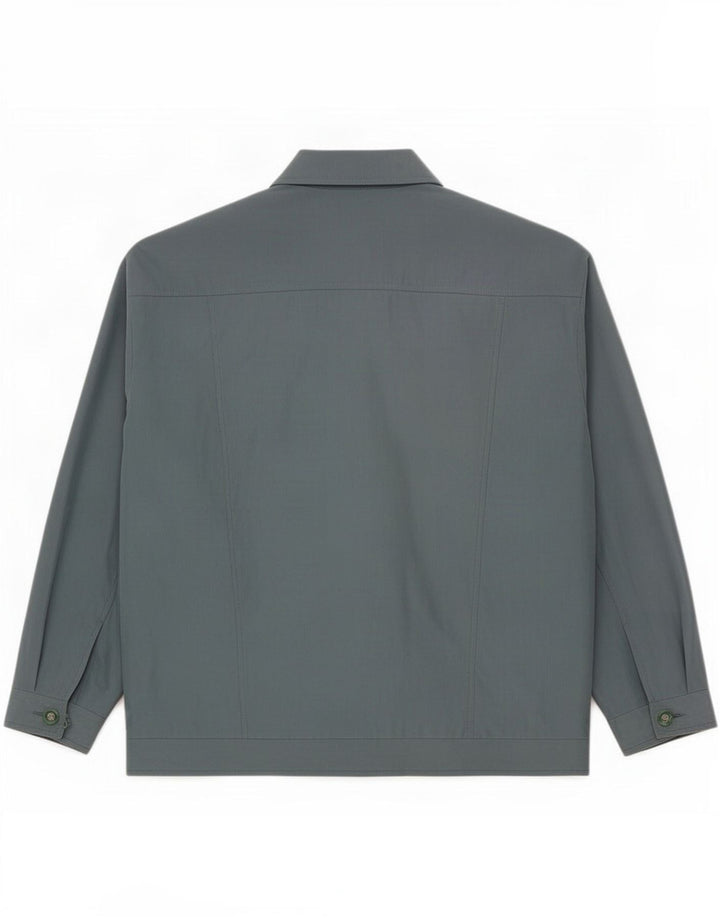 Aldon Mens Bomber Jacket UK 40 Large Grey Colourblock Polyester
