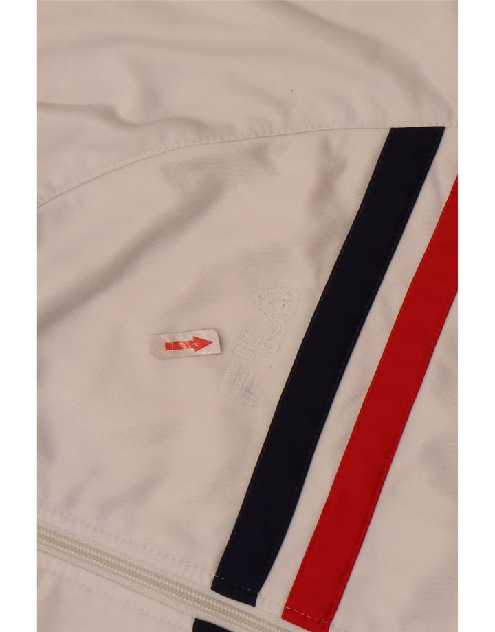 Fila Træningsdragt til mænd Topjakke 2XL Hvidstribet polyester