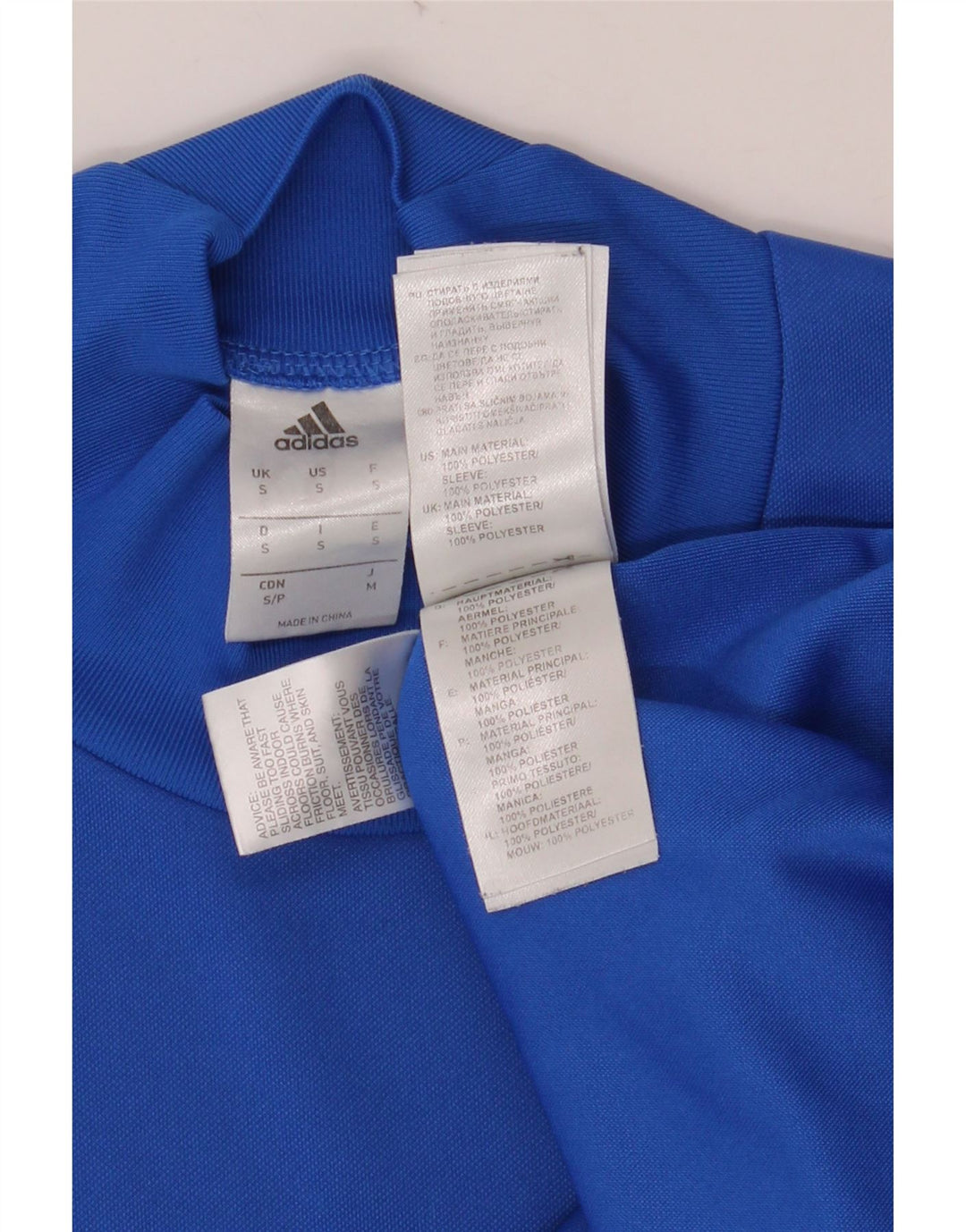 ADIDAS Herre Top Langærmet Lille Blå Polyester
