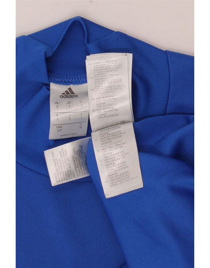 ADIDAS Herre Top Langærmet Lille Blå Polyester