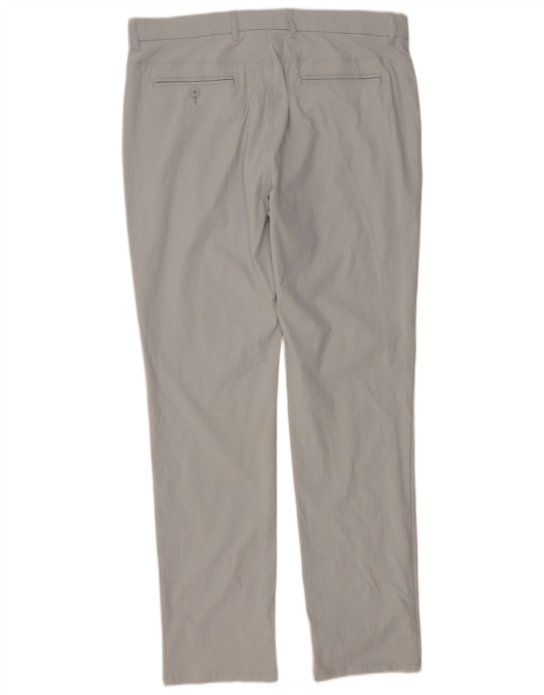 Penguin Mens Slim Chino Trousers  W36 L34 Grey Nylon
