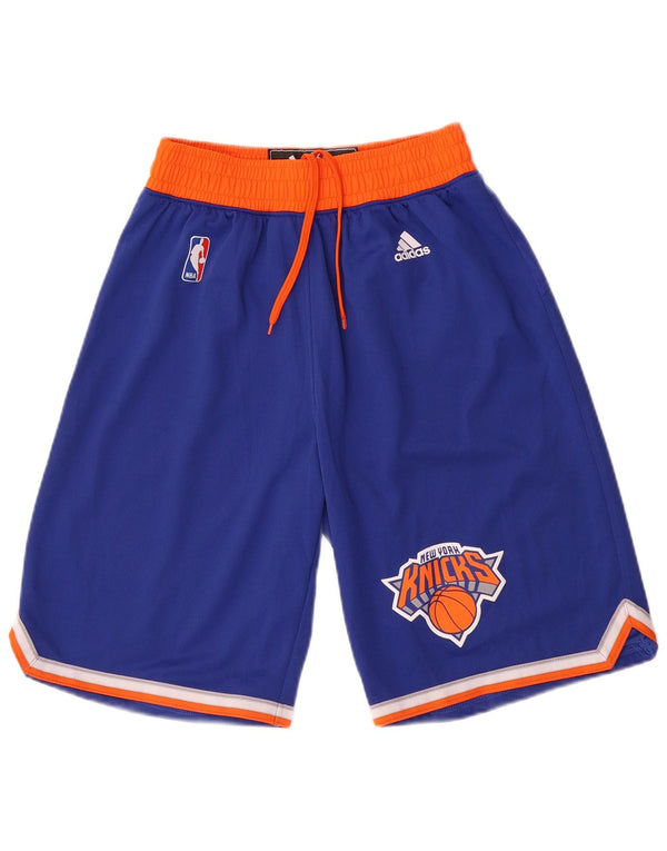 Adidas muške New York Knicks sportske kratke hlače male plave boje od poliestera