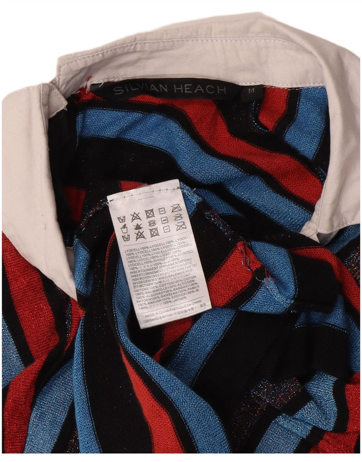 Silvian Heach Débardeur pour femme UK 12 Medium Multicolore Rayé