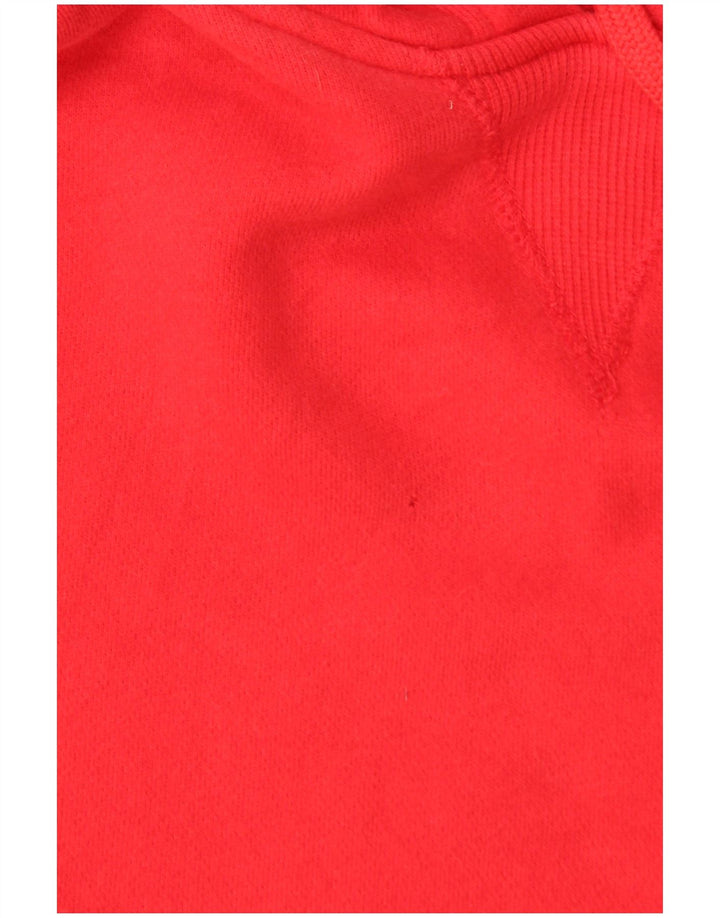 Champion Mens Hoodie Jumper XL Red Cotton
