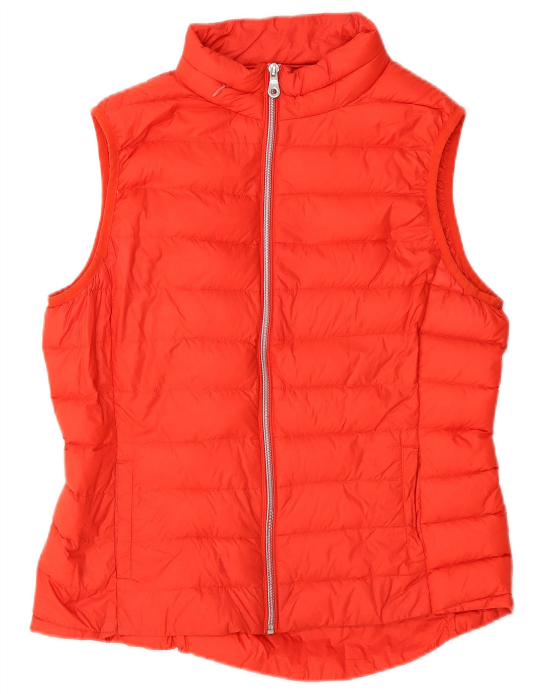 Marks & Spencer Dame Hætte Polstret Gilet UK 12 Medium Rød Polyamid