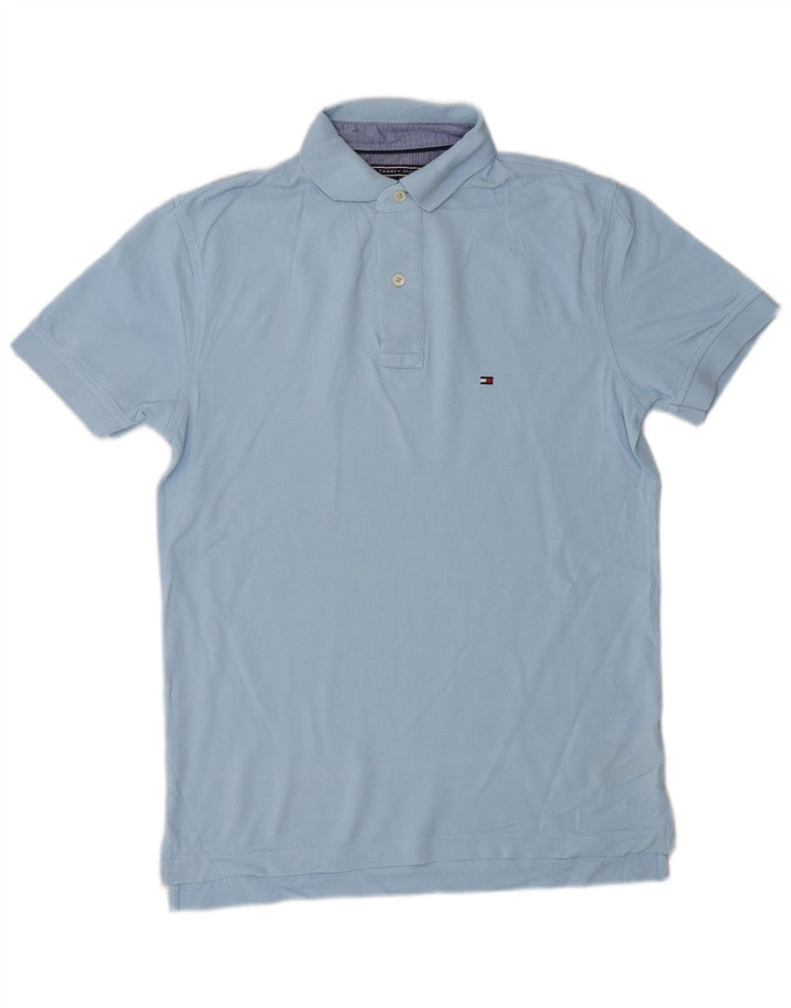 Tommy Hilfiger Herre Polo Shirt Lille Blå Bomuld
