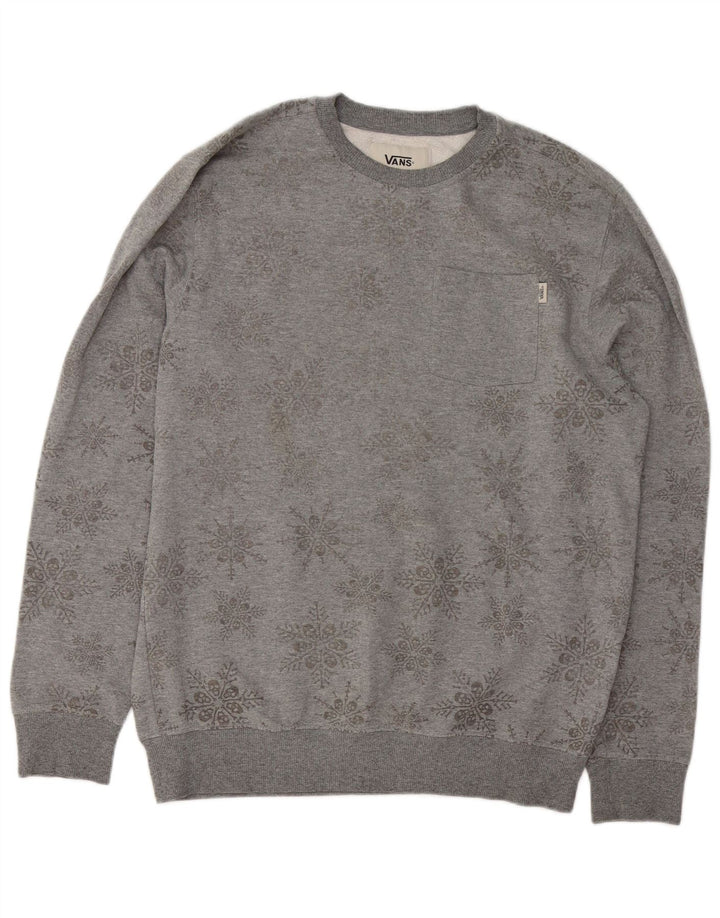 Ανδρικό φούτερ Vans Jumper Μεσαίο Γκρι φλοράλ βαμβακερό