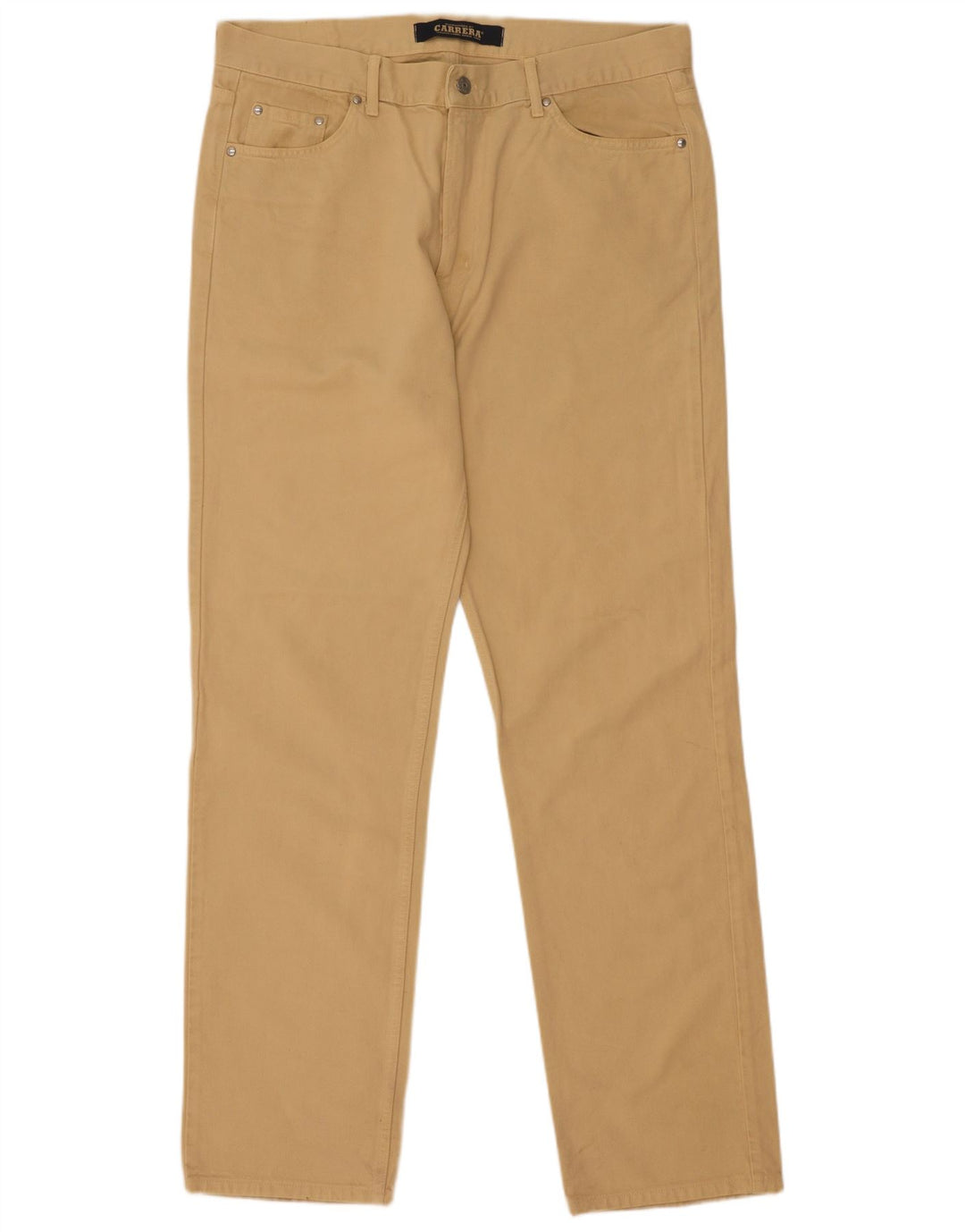 Carrera Mens Straight Jeans IT 54 2XL W38 L34 Beige
