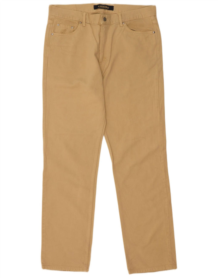 Carrera Mens Straight Jeans IT 54 2XL W38 L34 Beige