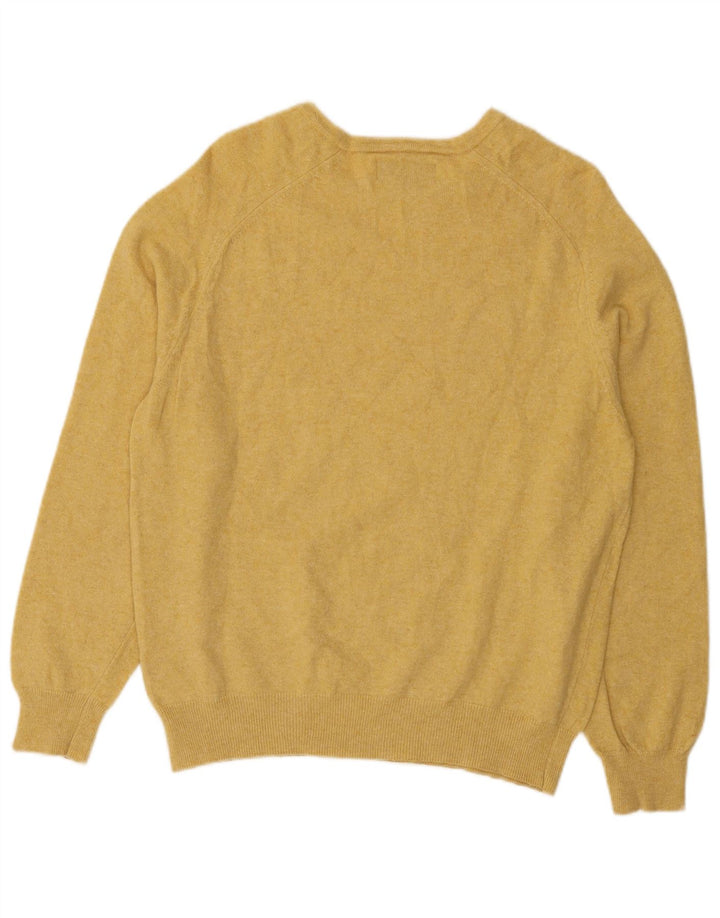 Marlboro Classics Herre Boat Neck Jumper Sweater Stor Gul Uld
