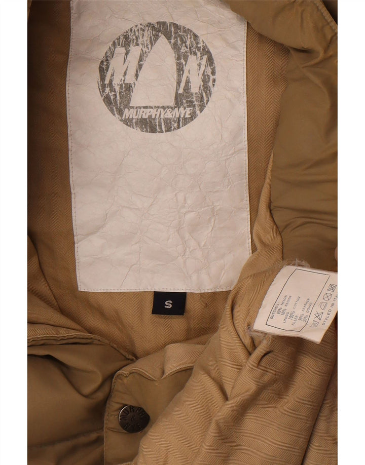 Murphy & Nye Herre Polstret Gilet UK 36 Small Beige Nylon