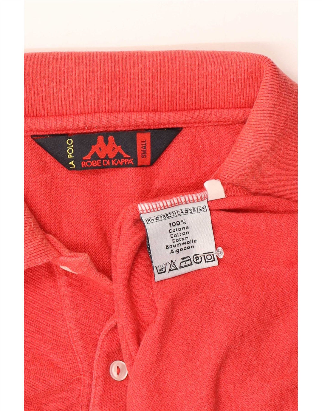 Kappa Polo Homme Petit Rouge Coton
