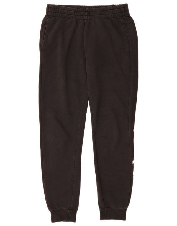 Pantaloni da tuta con grafica Adidas da donna Joggers UK 8/10 Small Cotone nero