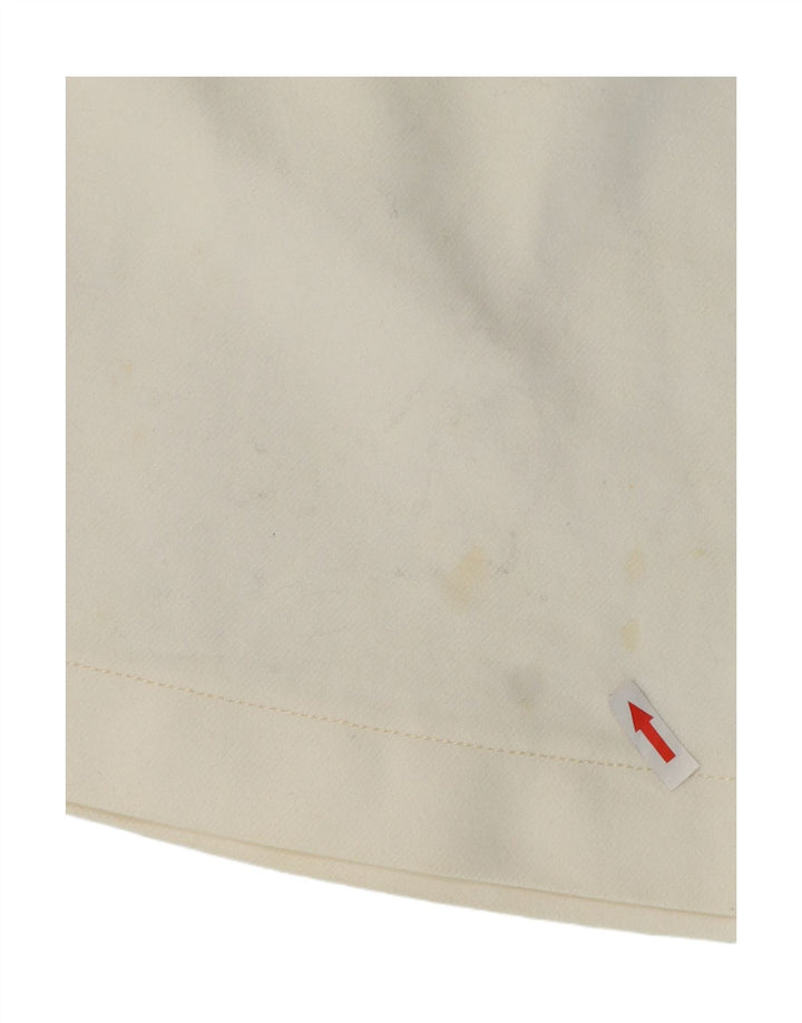 Max & Co. Womens Mini Wrap Skirt UK 8 Small W32 White Cotton