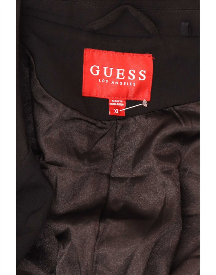 Abrigo Guess Mujer ES 40 XL Poliéster Negro