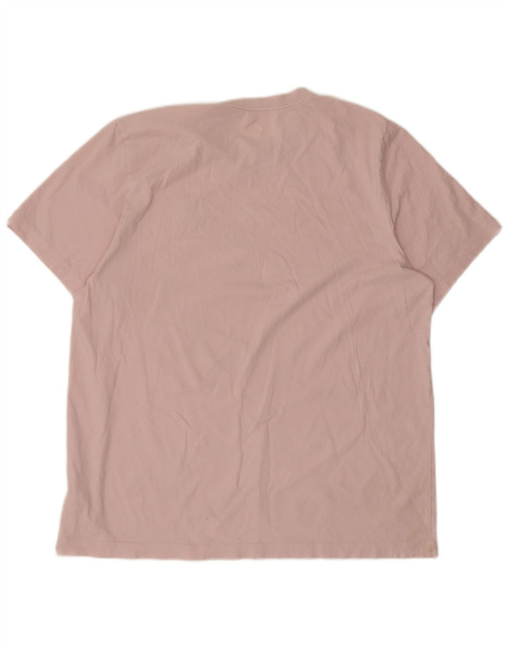 Nike Mens T-Shirt Top XL Pink Cotton