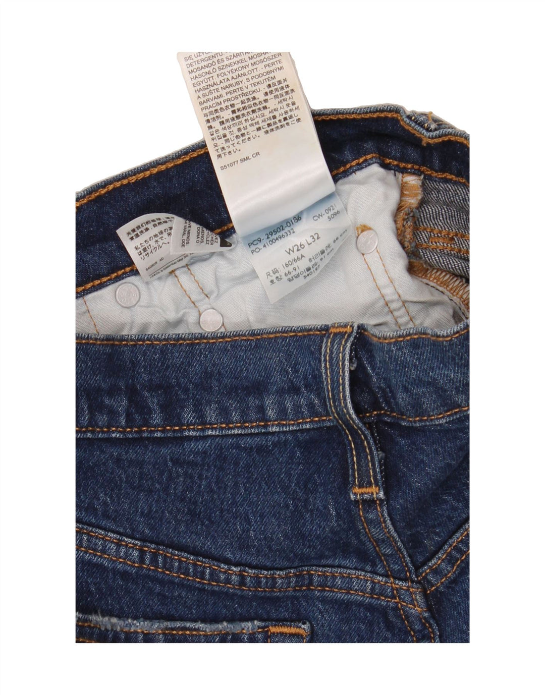 LEVI'S Womens Bermuda Denim Shorts W26 Small  Blue Cotton Vintage Levi's and Second-Hand Levi's from Messina Hembry 