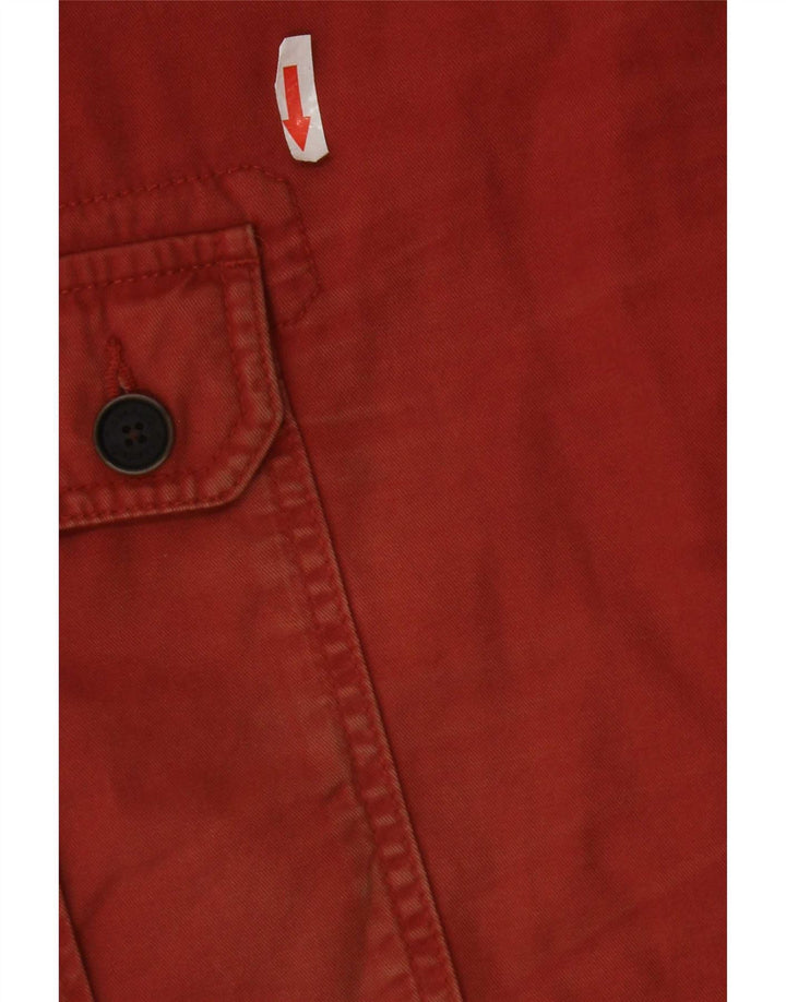 Timberland Herre Cargo Shorts W40 XL Rød Bomuld