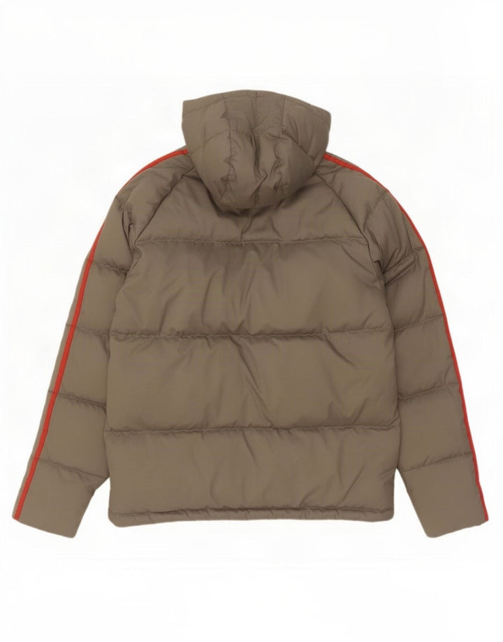 Adidas Chaqueta acolchada con capucha para hombre UK 36 Small Grey