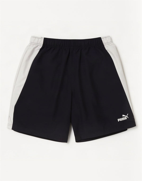 Puma Herre Sportshorts Medium Navy Blue Colourblock Polyester