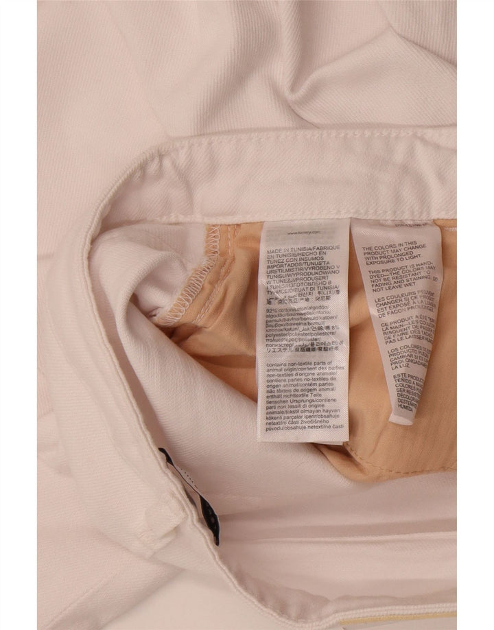 Tommy Hilfiger Womens Straight Jeans W27 L30 White Cotton