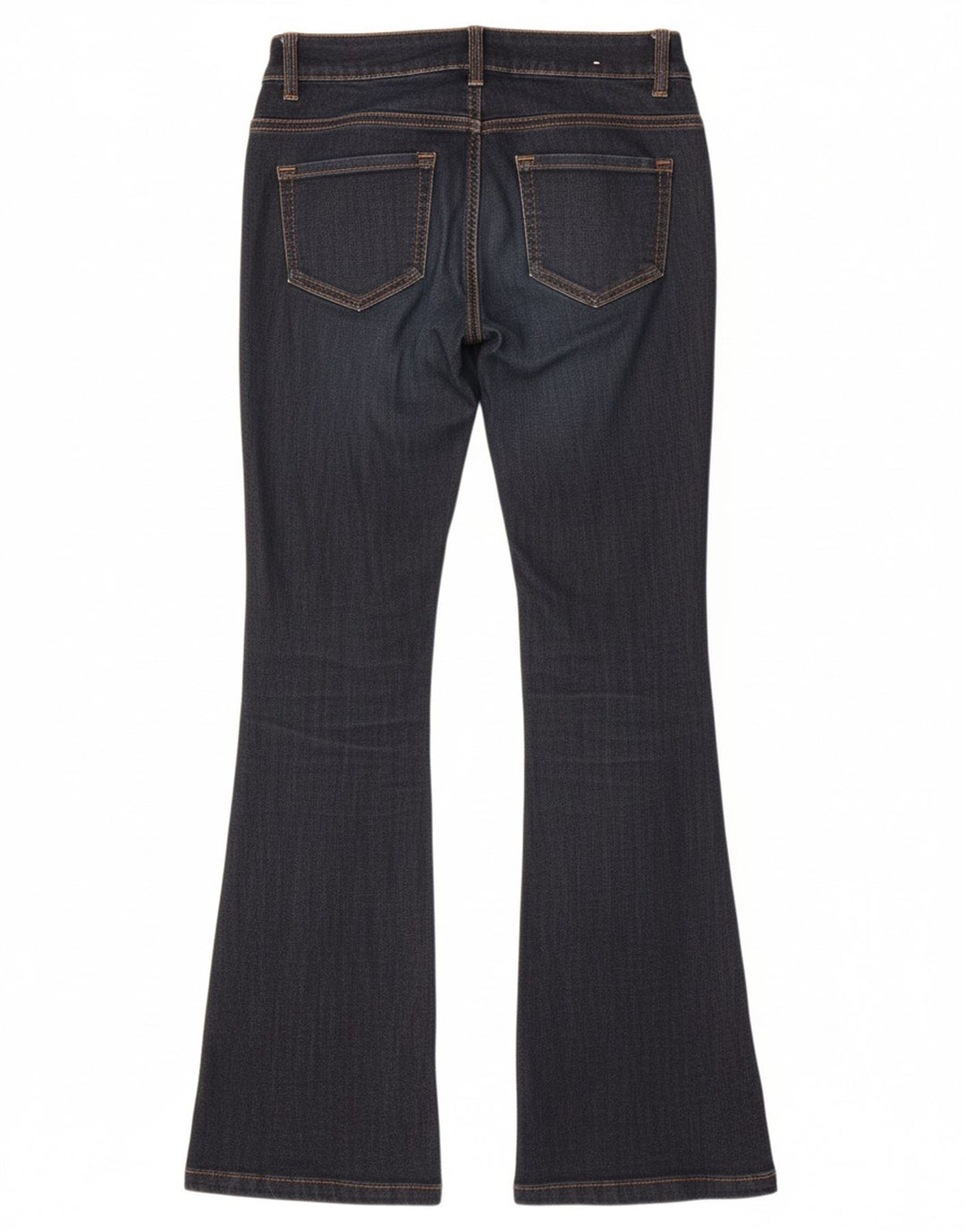 BENETTON Womens Bootcut Jeans  W27 L31 Navy Blue Cotton