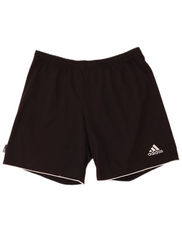 Ανδρικό αθλητικό σορτς Adidas Regular Fit Medium μαύρο πολυεστερικό αθλητικό