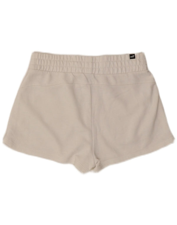 Puma Graphic Sports Shorts til kvinder UK 10 Small White